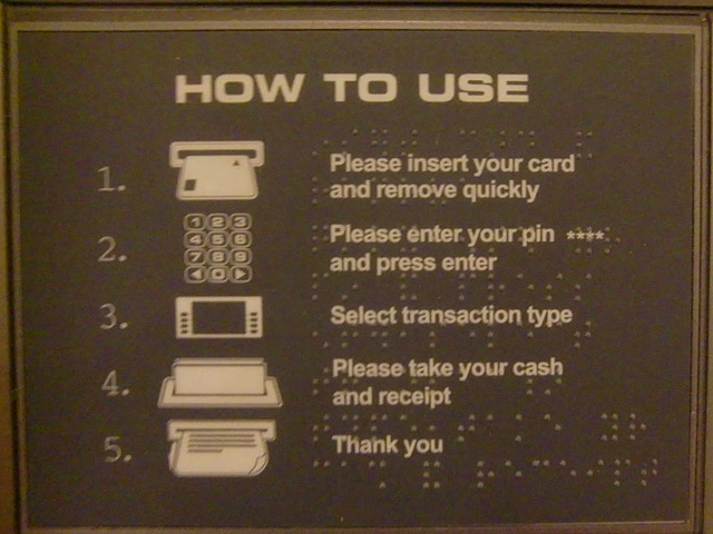 シェラトン・ワイキキ・リゾート・ホテル,ATM,how to use